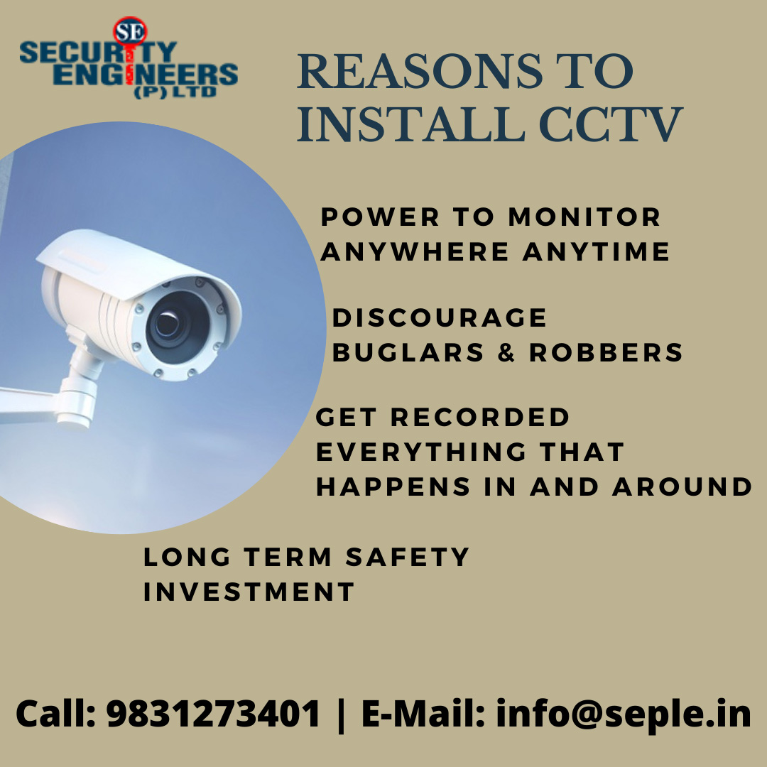 Reason to install CCTV camera