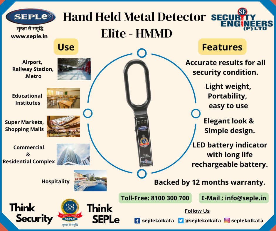 Hand Held Metal Detector-SEPLe